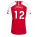 Maillot de foot Arsenal Jurrien Timber #12 Domicile vêtements Femmes 2023-24 Manches Courtes